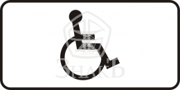 8.17 Инвалиды, тип В, 1-типоразмер - Изготовление знаков и стендов, услуги печати, компания «ЗнакЪ 96»