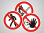 Знаки запрещающие - Изготовление знаков и стендов, услуги печати, компания «ЗнакЪ 96»